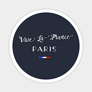 Vive La France PARIS French Flag Magnet